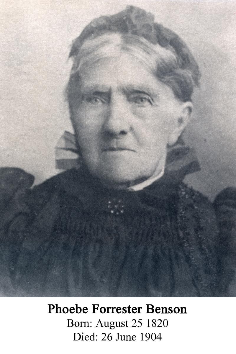 Phoebe Forrester (1820 - 1904) Profile